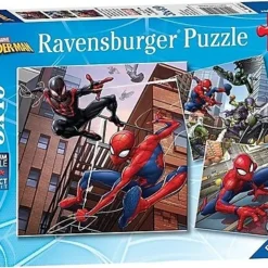 Spiderman Puzzelbox Ravensburger 3 X 49 Stukjes