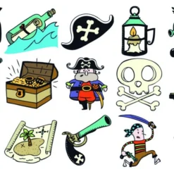 Stampo Kids Piraten Stempelset -Peuter Plezier Verkoopwinkel stampo kids piraten 1 1