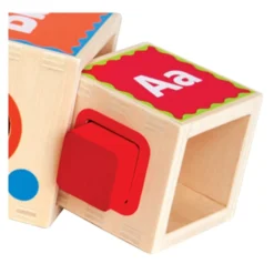 Houten Stapelkubus Pyramid Of Play -Peuter Plezier Verkoopwinkel stapelkubussen pyramid of play hape e0413 2