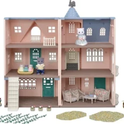 Sylvanian Families Jubileumset 3 Huizen Met Accessoires SF5521 -Peuter Plezier Verkoopwinkel sylvanian families 5521 jubileumset 3 huizen met accessoires 2