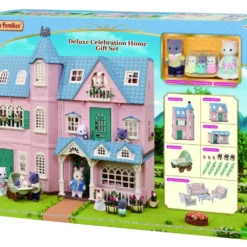 Sylvanian Families Jubileumset 3 Huizen Met Accessoires SF5521