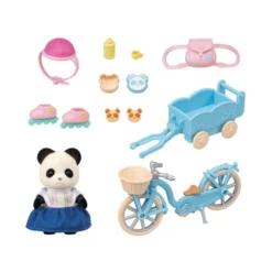 Sylvanian Families Fiets En Skateset Panda Meisje SF5652 -Peuter Plezier Verkoopwinkel sylvanian families fiets en skateset panda meisje sf5652 4