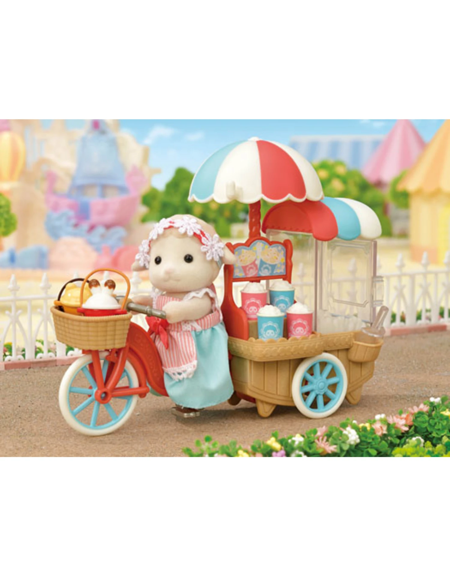 Sylvanian Families Popcornwagen Met Moeder Schaap SF5653 4 Sylvanian Families Popcornwagen Met Moeder Schaap SF5653 - Afbeelding 2