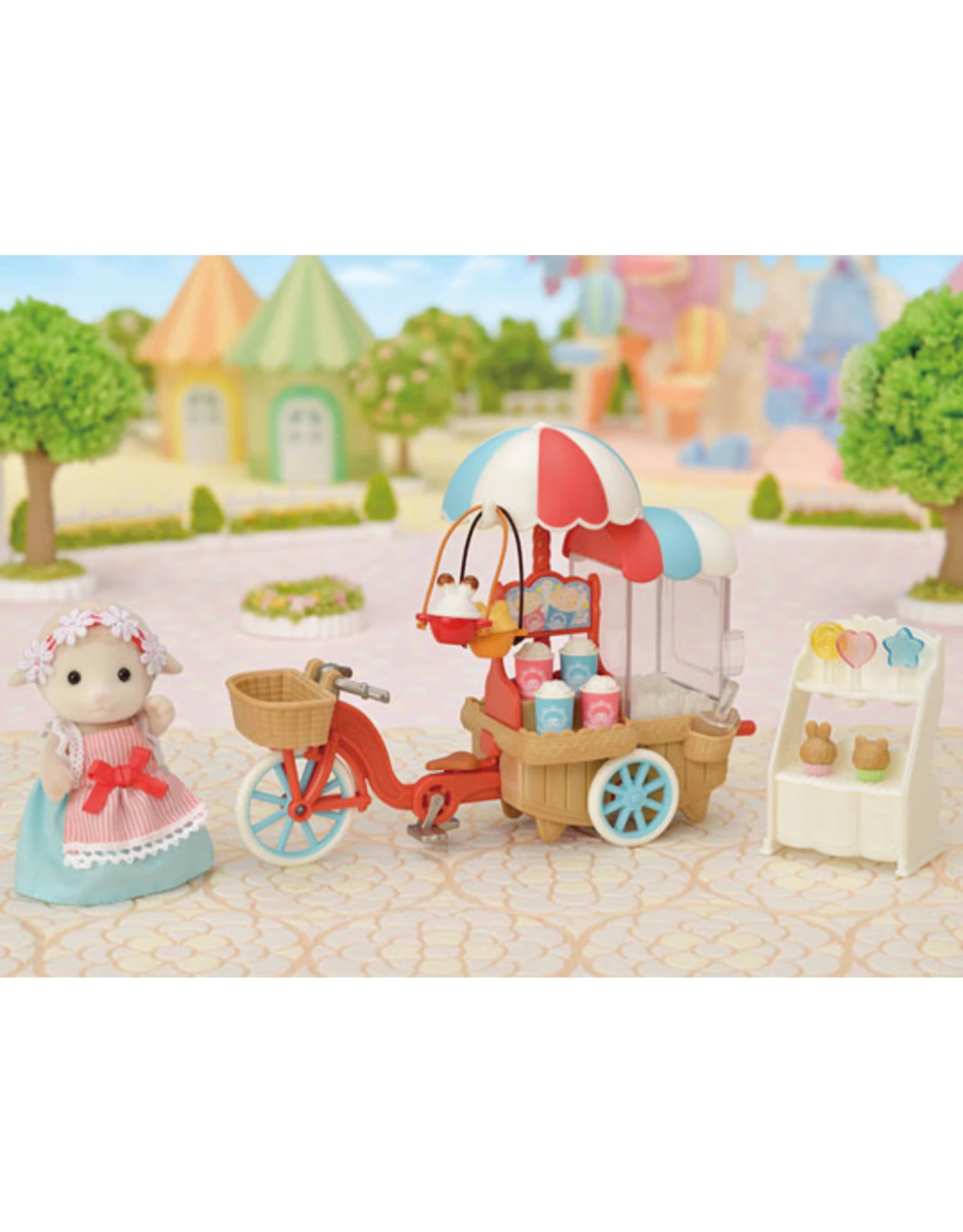 Sylvanian Families Popcornwagen Met Moeder Schaap SF5653 6 Sylvanian Families Popcornwagen Met Moeder Schaap SF5653 - Afbeelding 4