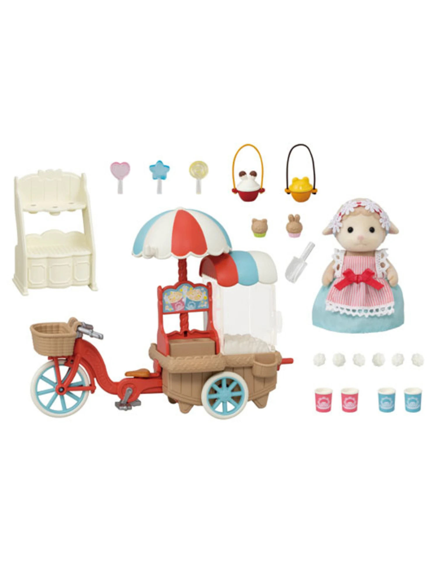 Sylvanian Families Popcornwagen Met Moeder Schaap SF5653 8 Sylvanian Families Popcornwagen Met Moeder Schaap SF5653 - Afbeelding 6