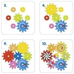 Tandwielenpuzzel Goki -Peuter Plezier Verkoopwinkel tandwielen puzzel goki 58530 2