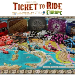 Days Of Wonder Ticket-to-Ride Europe 15th-Anniversary Bordspel 13 Days Of Wonder Ticket-to-Ride Europe 15th-Anniversary Bordspel -Peuter Plezier Verkoopwinkel ticket to ride europe jubileumeditie 3