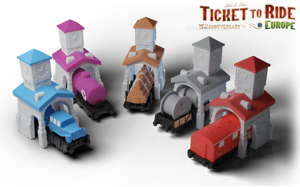 Days Of Wonder Ticket-to-Ride Europe 15th-Anniversary Bordspel 7 Days Of Wonder Ticket-to-Ride Europe 15th-Anniversary Bordspel - Image 5