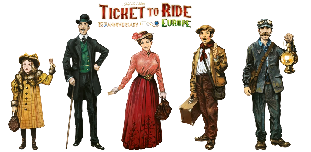 Days Of Wonder Ticket-to-Ride Europe 15th-Anniversary Bordspel 10 Days Of Wonder Ticket-to-Ride Europe 15th-Anniversary Bordspel - Image 8