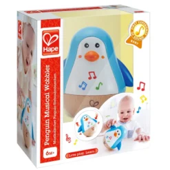 Muziek Tuimelaar Pinguin – Hape Music Wobbler 11 Muziek Tuimelaar Pinguin – Hape Music Wobbler -Peuter Plezier Verkoopwinkel tuimelaar pinguin hape e0331 pinguin music wobbler 3