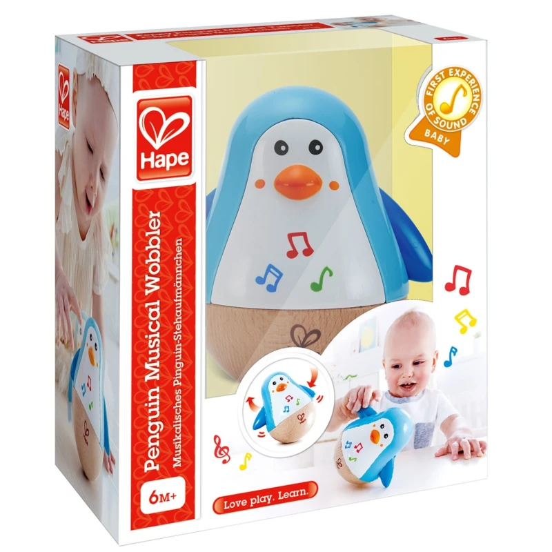 Muziek Tuimelaar Pinguin – Hape Music Wobbler 7 Muziek Tuimelaar Pinguin – Hape Music Wobbler - Image 5