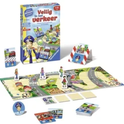 Veilig In Het Verkeer Kinderspel Ravensburger Spellen -Peuter Plezier Verkoopwinkel veilig in het verkeer ravensburger leerspel 2