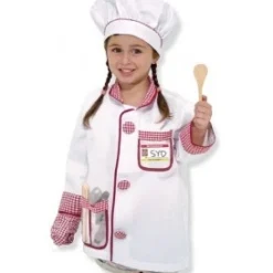 Melissa & Doug Verkleedkleren Chef Kok Melissa&Doug Verkleedset -Peuter Plezier Verkoopwinkel verkleedkleren chef kok melissadoug 3