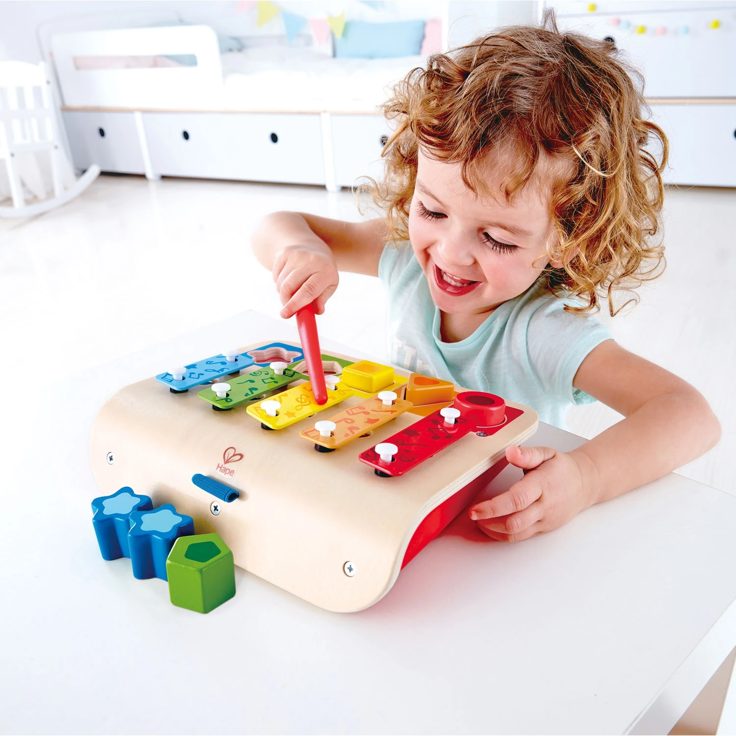 Xylofoon En Vormenstoof In 1 – Hape Shape Sortr Xylophone 6 Xylofoon En Vormenstoof In 1 – Hape Shape Sortr Xylophone - Image 4