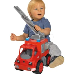 BIG Power Worker Midi Brandweer Ladderwagen -Peuter Plezier Verkoopwinkel zandbakauto big power worker brandweerwagen big 56834 2